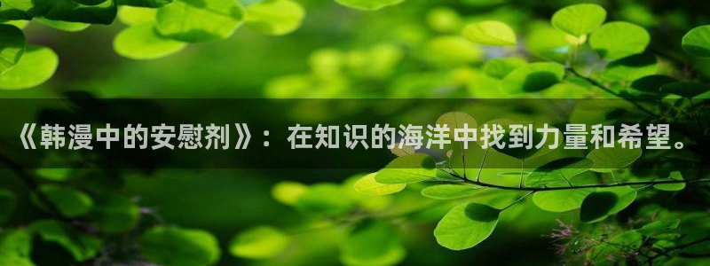 贝勒漫画正版入口下载：《韩漫中的安慰剂》：在知识的海洋中找到力量和希望。